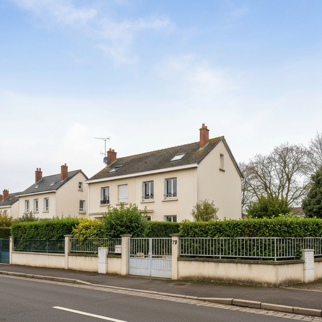 Vue aérienne d'une maison à Seine-Port pour estimation immobilière