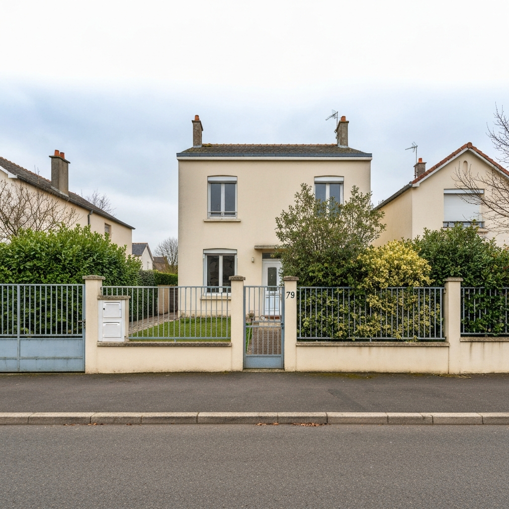 Vue extérieure d'un pavillon à Cesson pour estimation immobilière