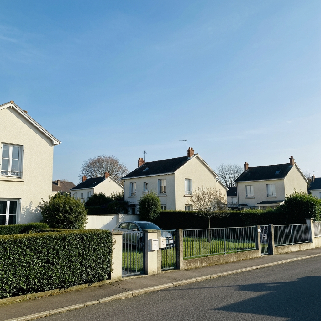 Vue extérieure d'une maison à rénover à Seine-Port pour estimation
