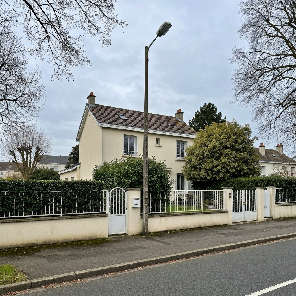 Vue aérienne d'une maison à Vert-Saint-Denis pour une estimation rapide