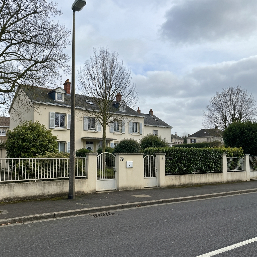 Interface d'un simulateur en ligne pour estimer la valeur d'une maison à Cesson