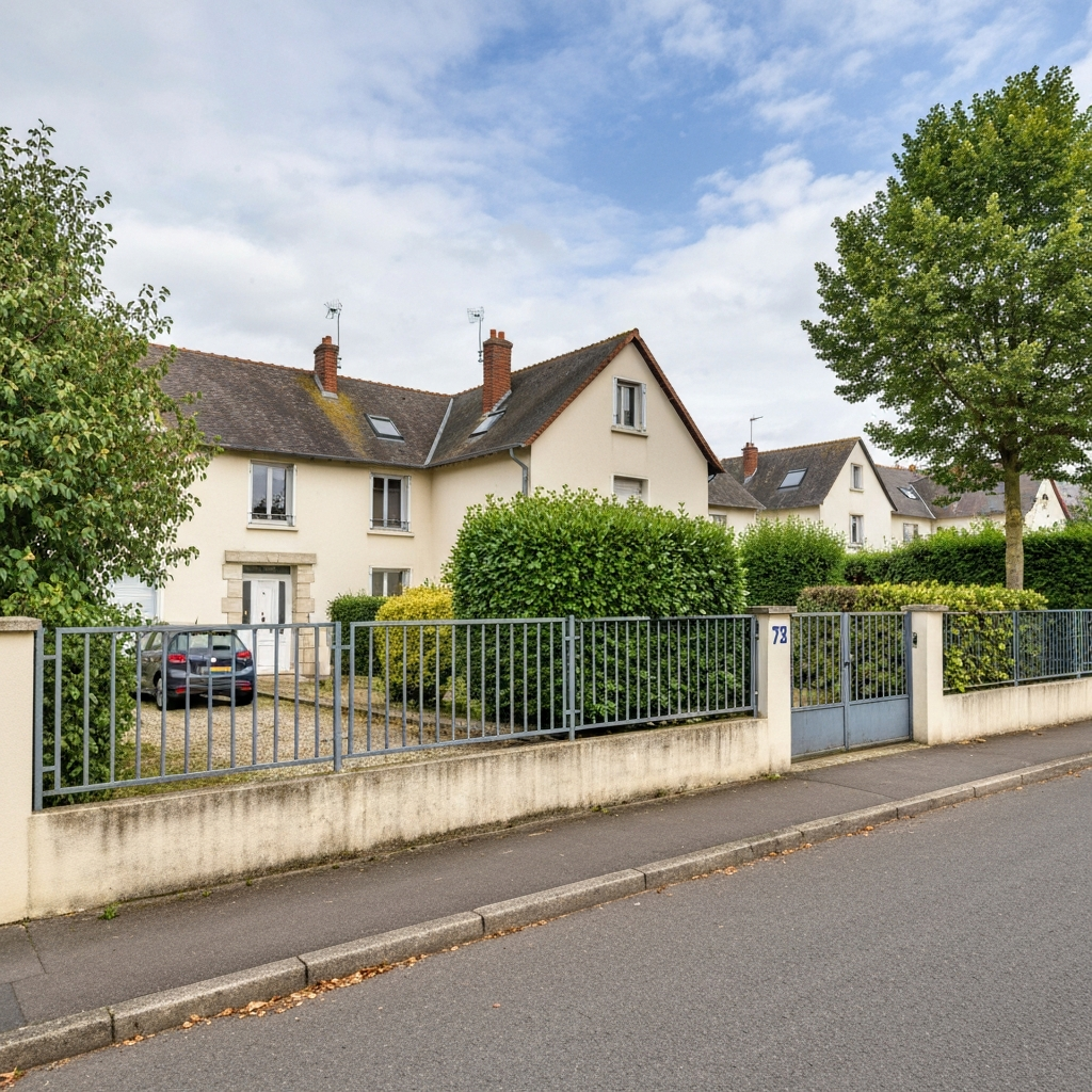 Interface d'un simulateur pour l'estimation de la valeur d'une maison à Vert-Saint-Denis