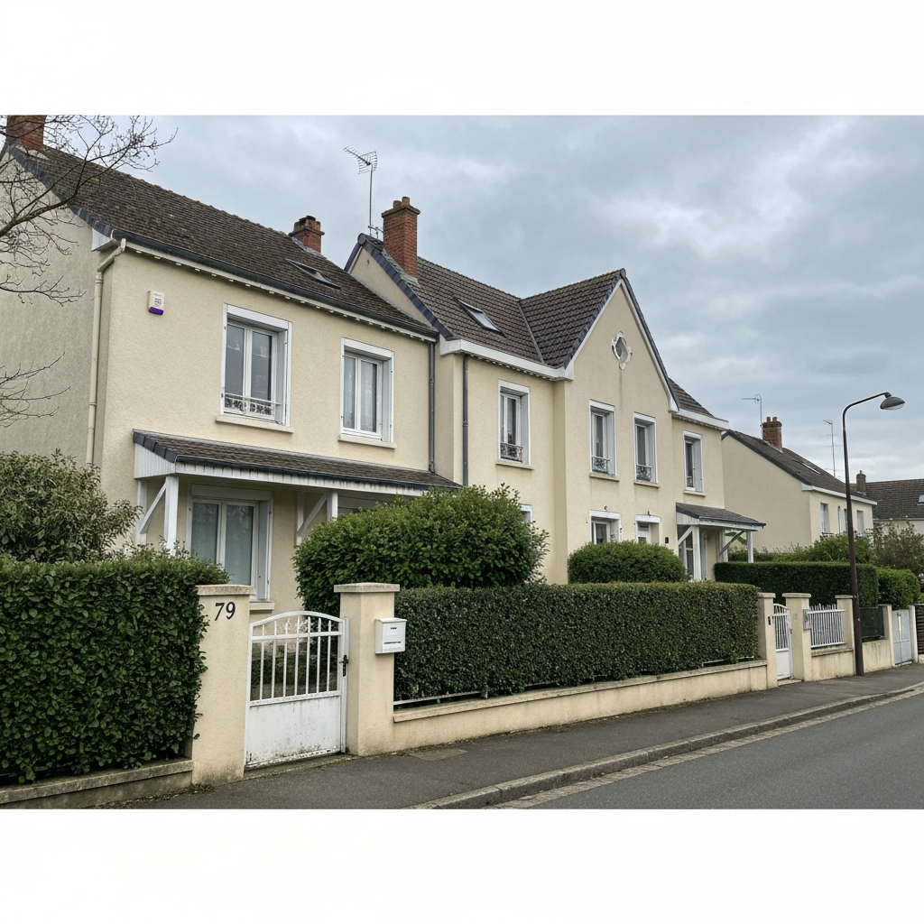 Vue d'un appartement à Vert-Saint-Denis pour estimation de succession