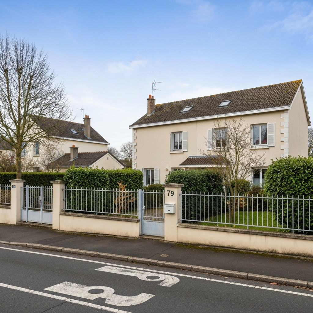 Une maison à Seine-Port en cours d'estimation pour un processus de divorce