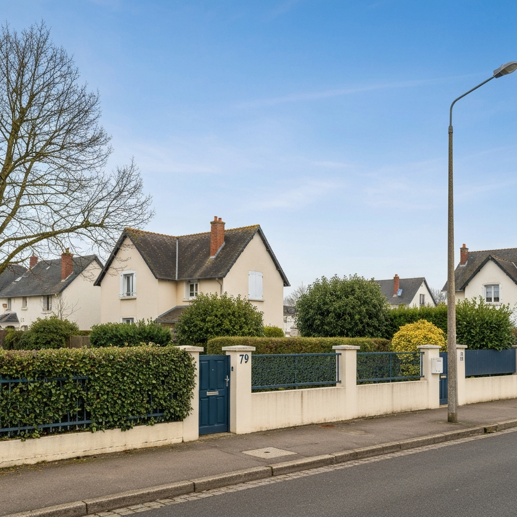 Vue d'une maison à Vert-Saint-Denis pour une estimation dans le cadre d'une succession